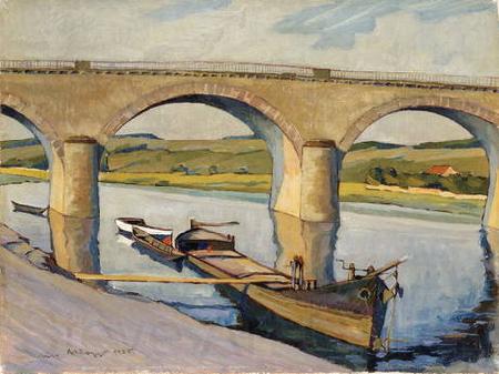unknow artist The Bridge at Remich Spain oil painting art